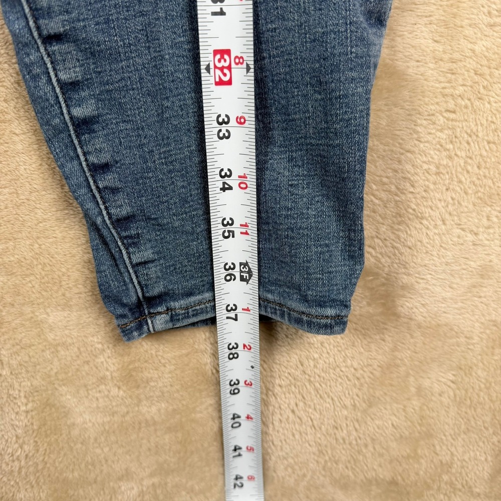 PISTOLA Women's Blue Denim High Rise Skinny Jeans Size 14W - Picture 10 of 10